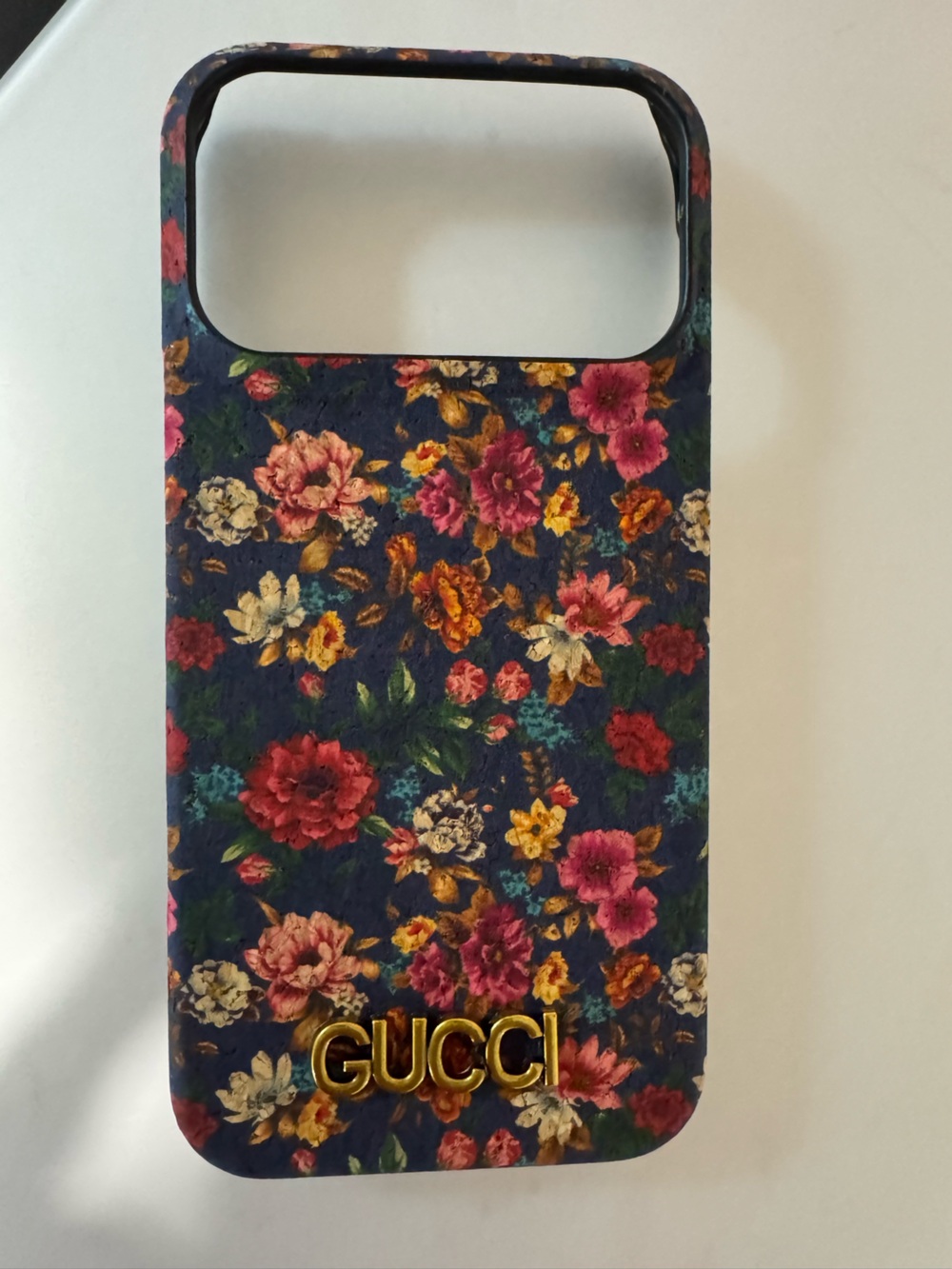 Floral Pattern Phone Case iphone 17 promax - Navy Multicolor